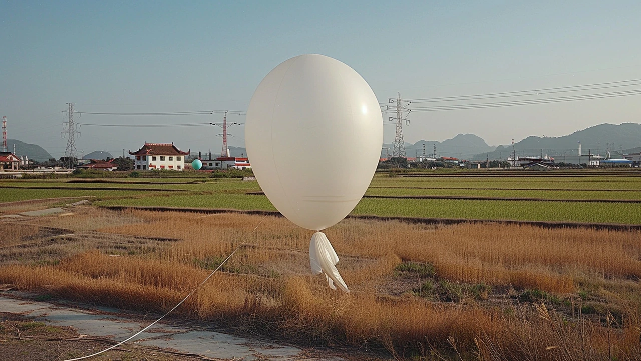 Globos con Basura de Corea del Norte Interrumpen el Tráfico Aéreo en el Sur