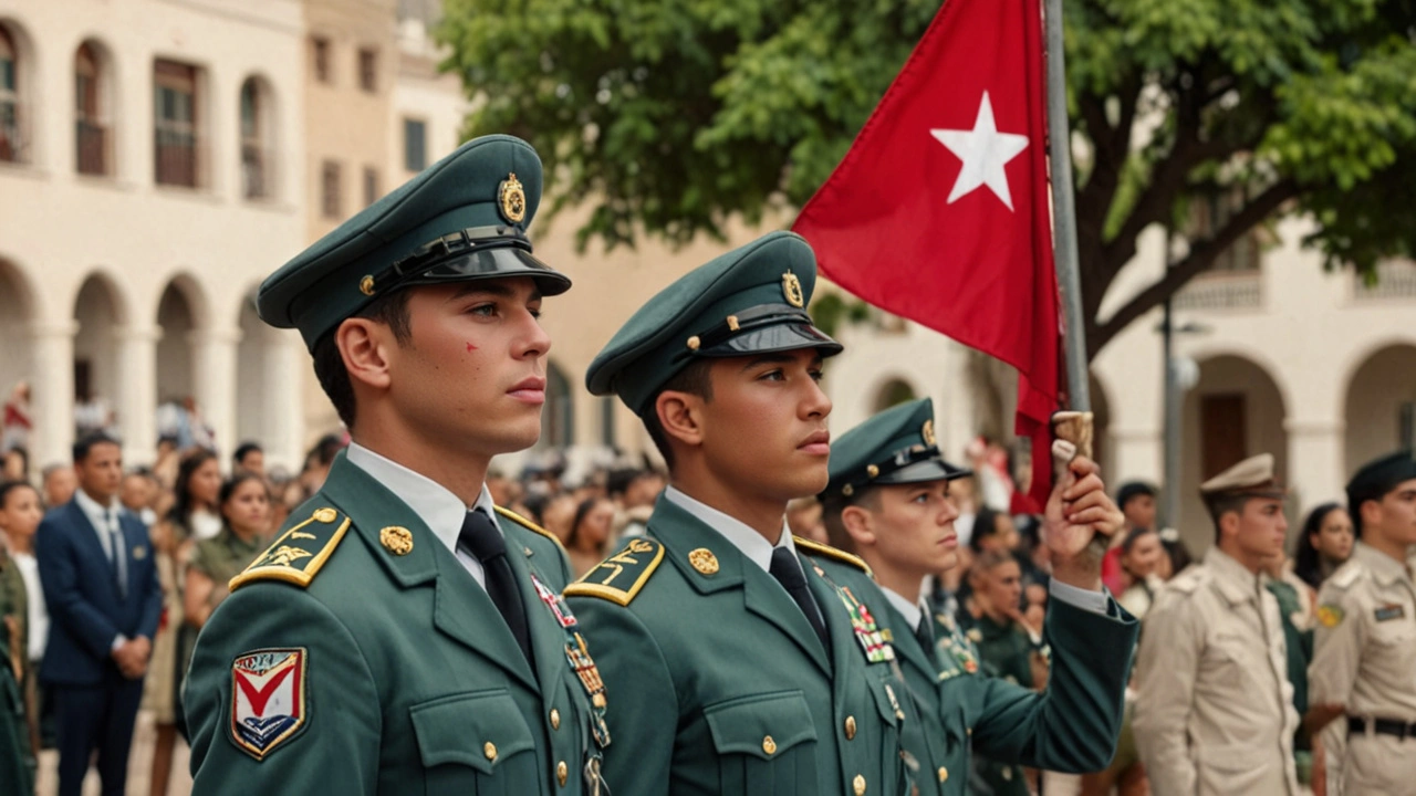 Jóvenes Conscritos Realizan Juramento a la Bandera en Copiapó