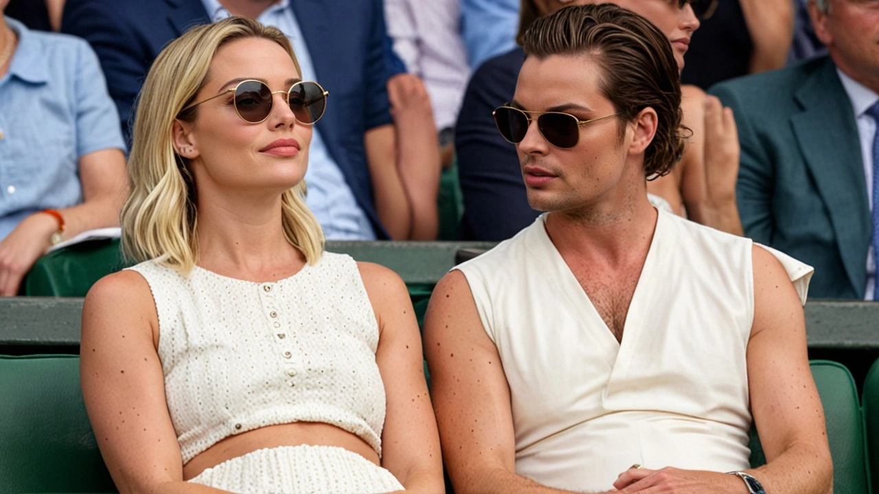 Margot Robbie deslumbra con su embarazo en Wimbledon: un día inolvidable en el tenis