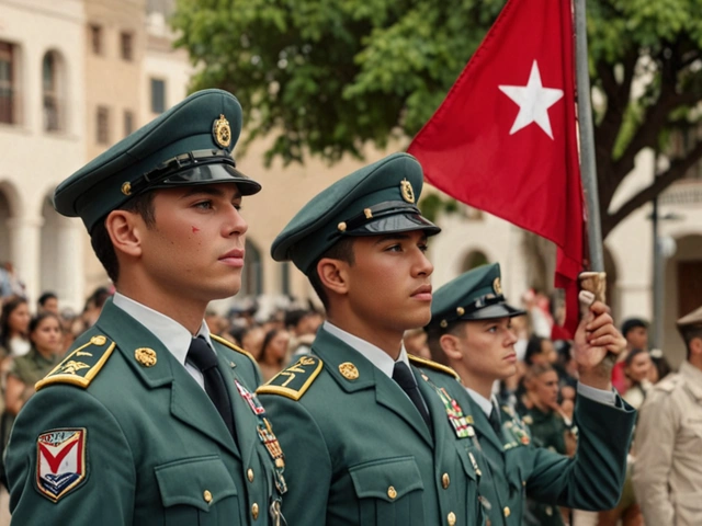 Jóvenes Conscritos Realizan Juramento a la Bandera en Copiapó