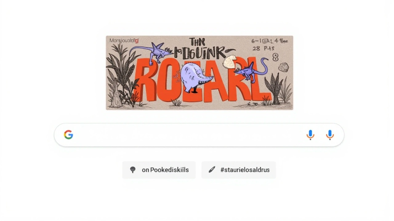 Google Doodle rinde homenaje a 88 años del descubrimiento del Staurikosaurus en Brasil