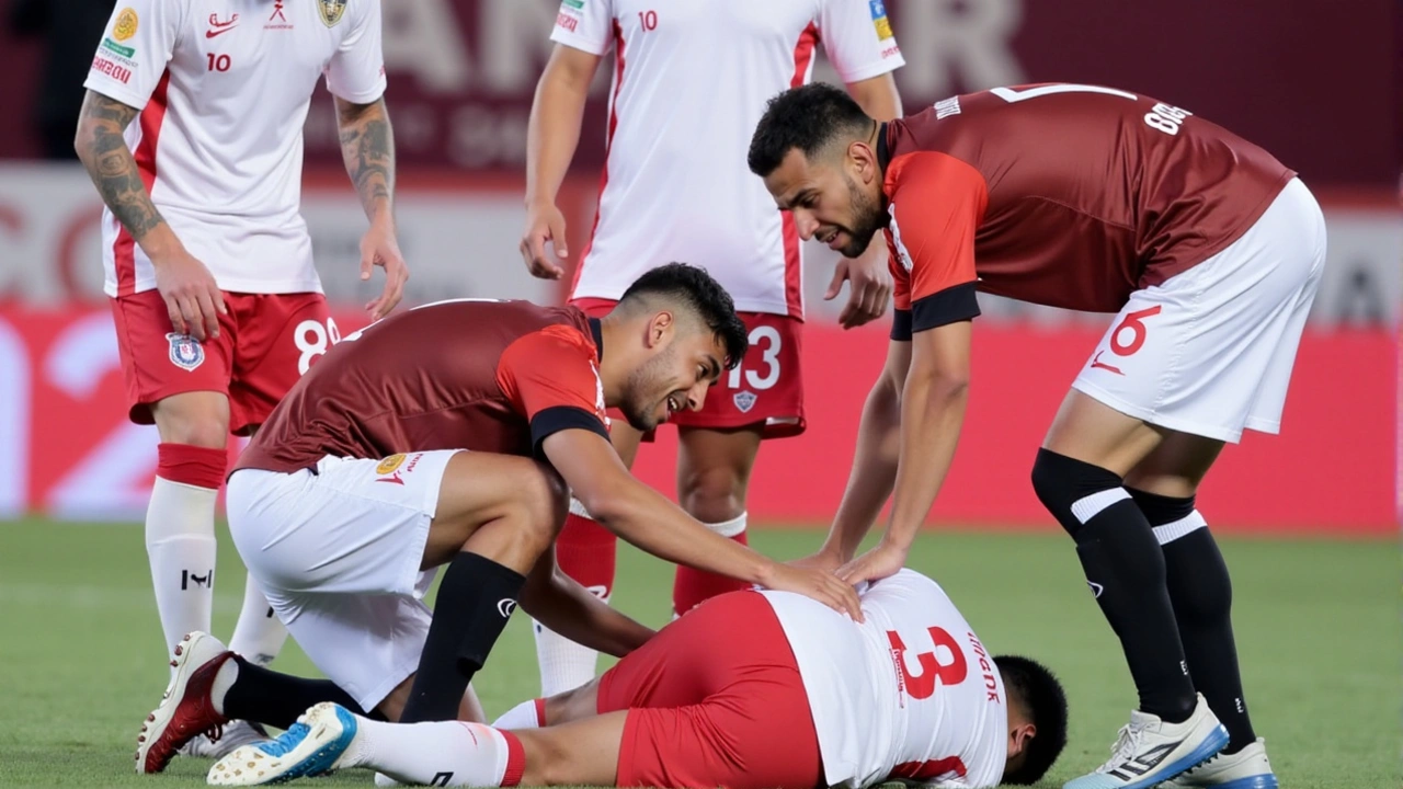 Impactante lesión de Lucas Carrizo en el partido Huracán vs Central Córdoba