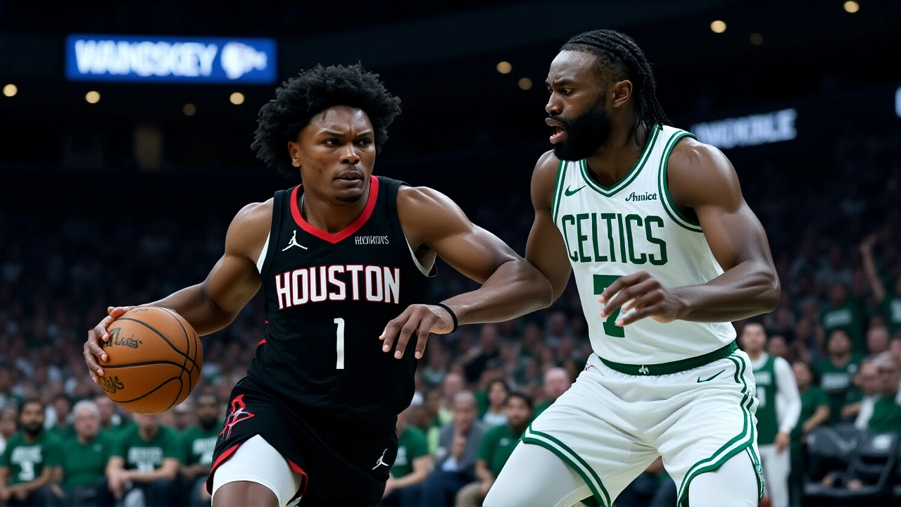 Los Celtics caen por 128-101 ante los Rockets en derrota abrumadora en casa